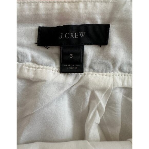 J. Crew. Black and White Embroidered Pom Pom Tank. Size 6. - Picture 5 of 5